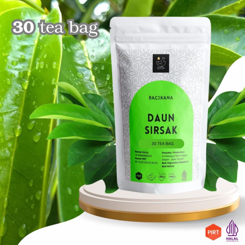 

TEH CELUP DAUN SIRSAK / Soursop Leaf Tea / Teh ANtikanker Tumor / 30 Tea Bag
