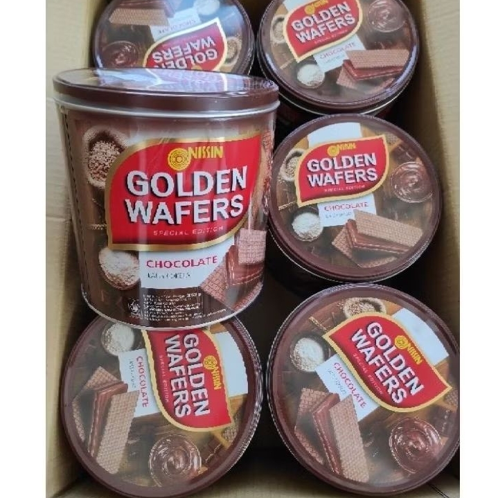 

(KALENG) GOLDEN WAFER KALENG 267 G WAFER COKLAT