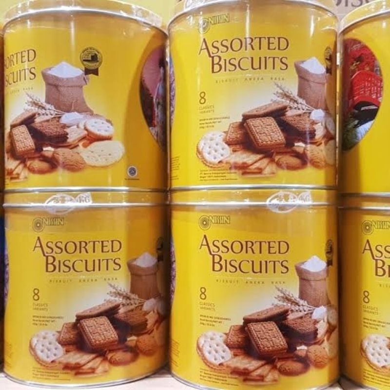 

(KALENG) NISSIN BISCUIT ASORTED YELLOW 700 G KUE KERING