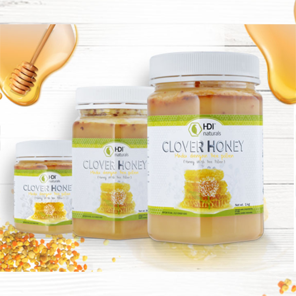 

CLOVER HONEY 1kg/500gr/250gr Free Permen Proliz Original 100%