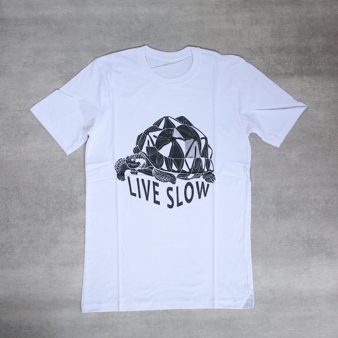Tshirt Kaos Pria Unisex Gambar Kura-Kura Aldabra Tangan Pendek - Kura-Kura Aldabra