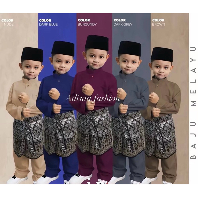 BEST SELLER ‼️ BAJU MELAYU TELUK BELANGA PRIA ANAK-ANAK