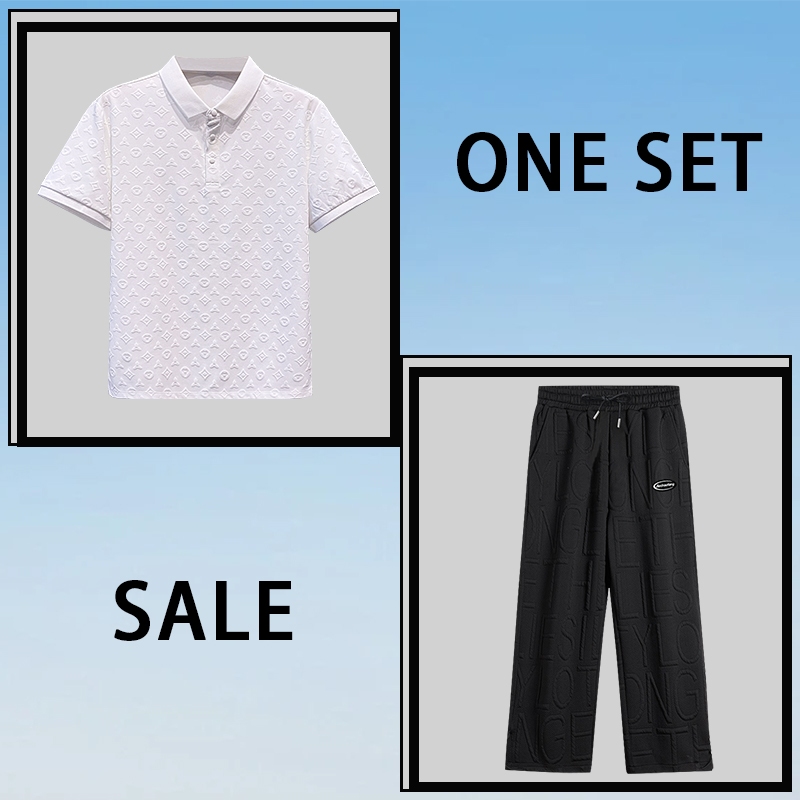 ORIGINAL Kaos Kerah Pria Polo shirt lengan pendek bermotif polo shirt kaos berkerah pria hitam/putih