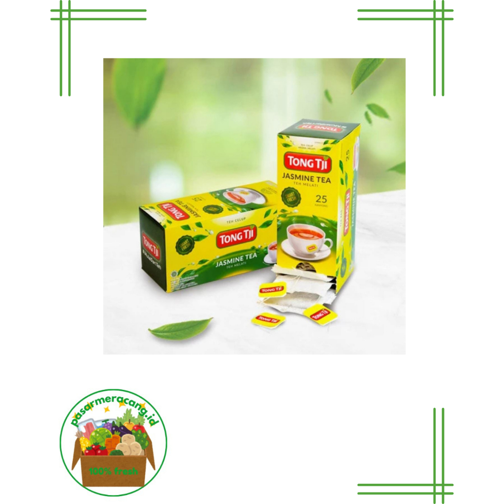 

Tong Tji Jasmine Tea dgn Amplop 25s, Teh Celup per Pack