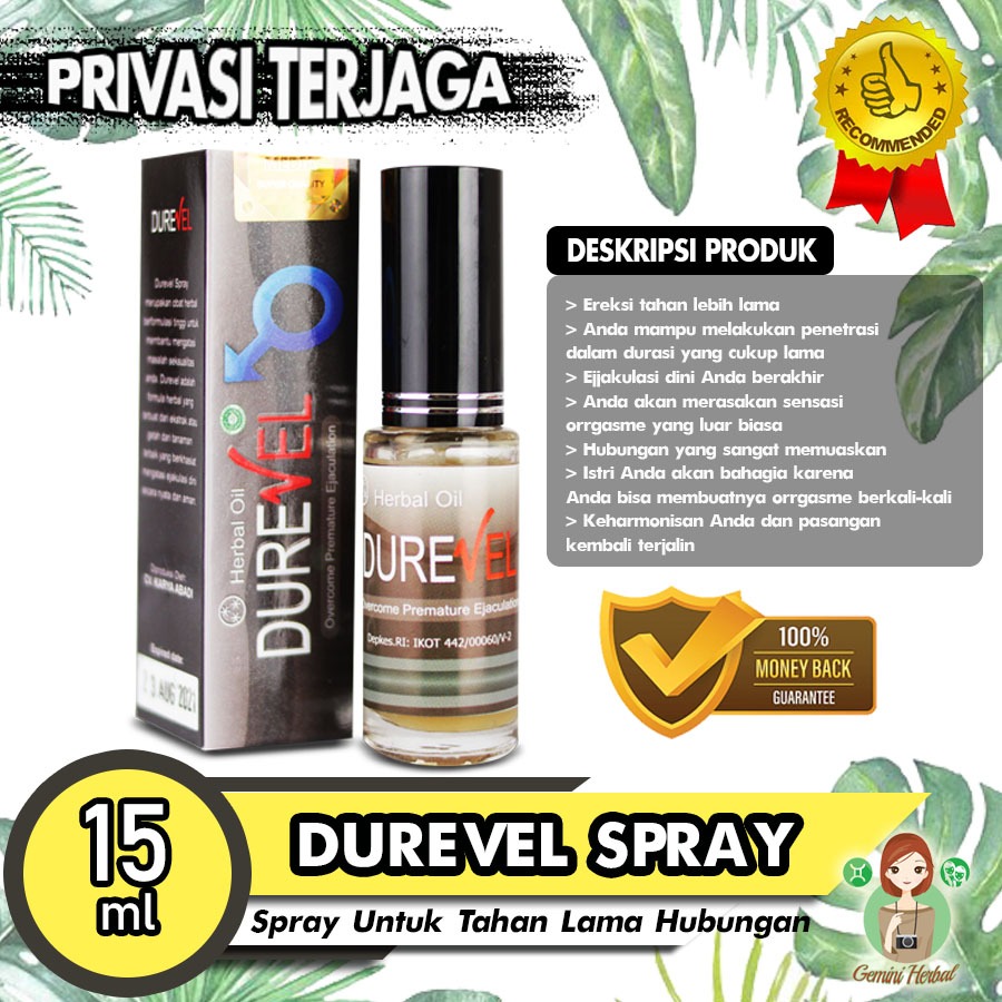 

Rekomended banget Durevel Spray