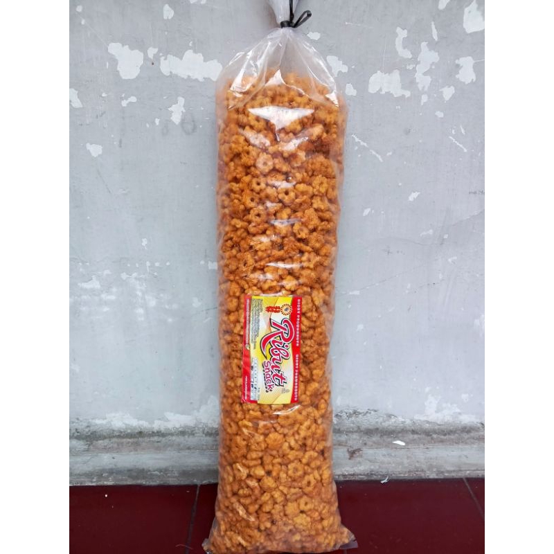 

snack kembang saruka 1 ball/uniko ribut isi 2kg gurih asin renyah