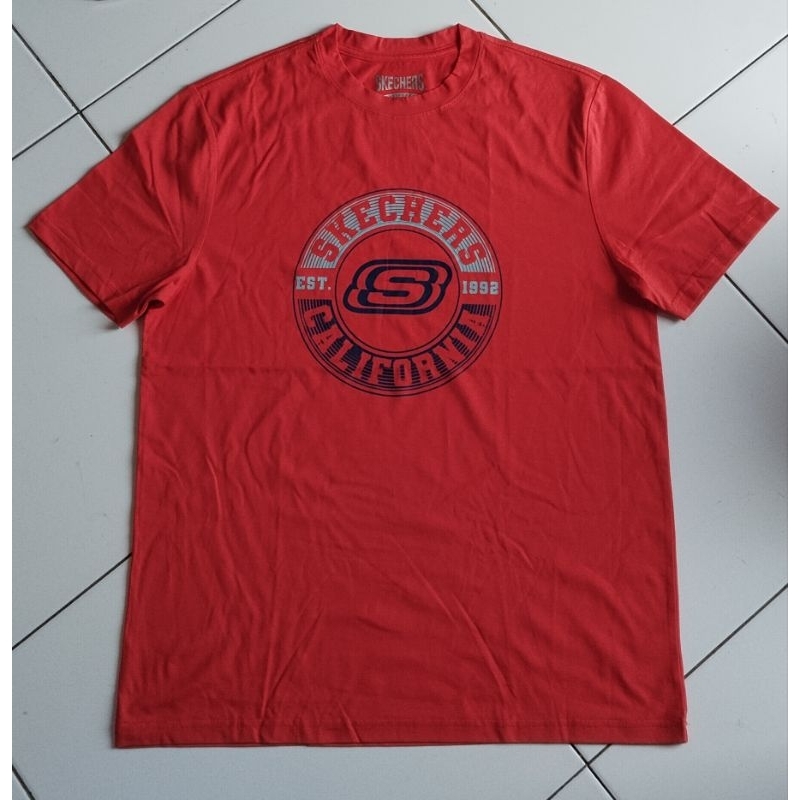 Kaos Skechers original pria