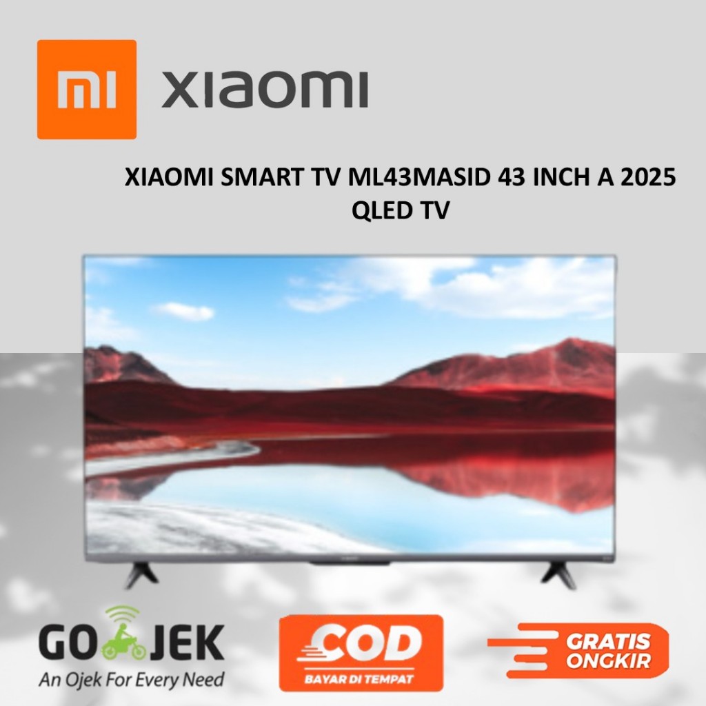 XIAOMI SMART TV ML43MASID 43 INCH A 2025 QLED TV