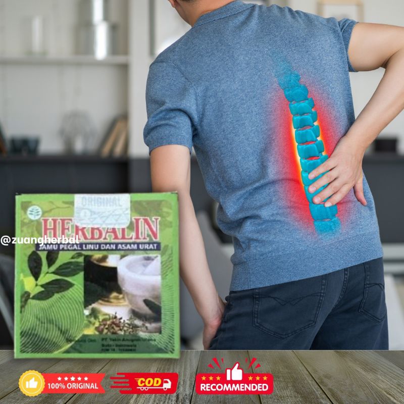 

Jamu Pegal Linu & Asam Urat Herbalin Original 100%