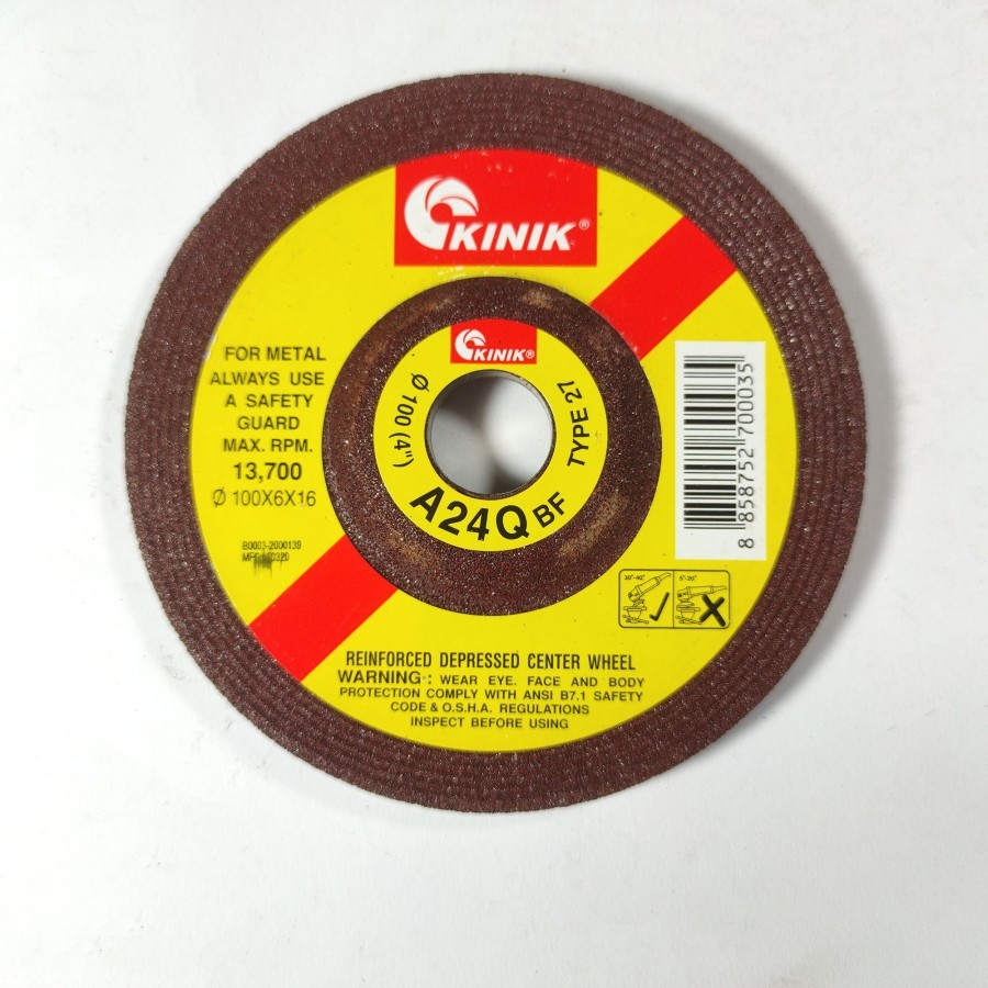 Batu Gurinda Polos Tebal Brand Kinik