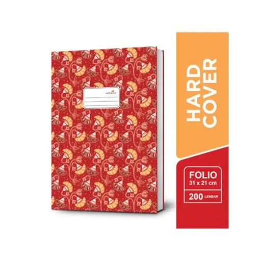 

PAPERLINE BUKU FOLIO BERGARIS HARDCOVER 200 LEMBAR