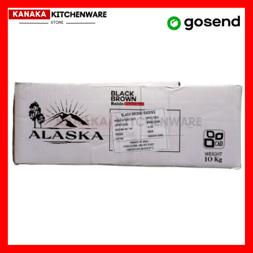 

KISMIS ALASKA BLACK BROWN 500GR / ALASKA BLACK RAISINS / KISMIS KERING / TOPPING ROTI / BAHAN MAKAN