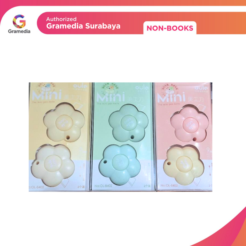

Gramedia Surabaya - Kako Cutter Mini Flower Set2/12 OL-8402