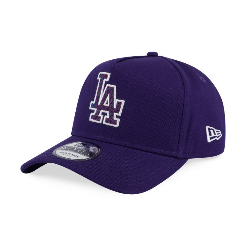 Topi New Era Cap Los Angeles Dodgers Harris Tweed Type A Frame 9Forty Adjustable Original