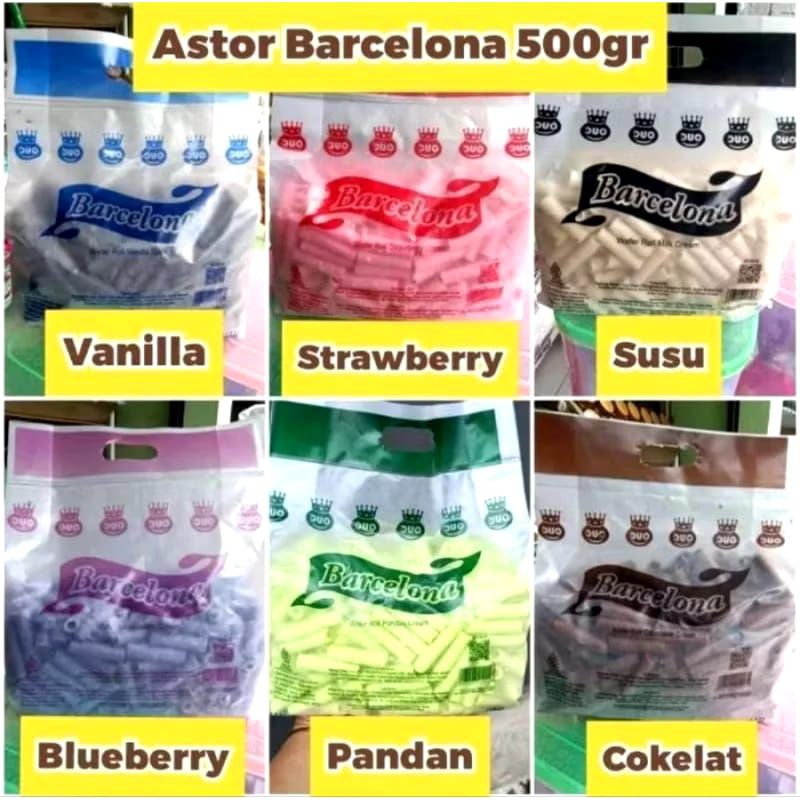 WAFER BARCELONA KEMASAN 500 GRAM/ASTOR BARCELONA/ASTOR MINI