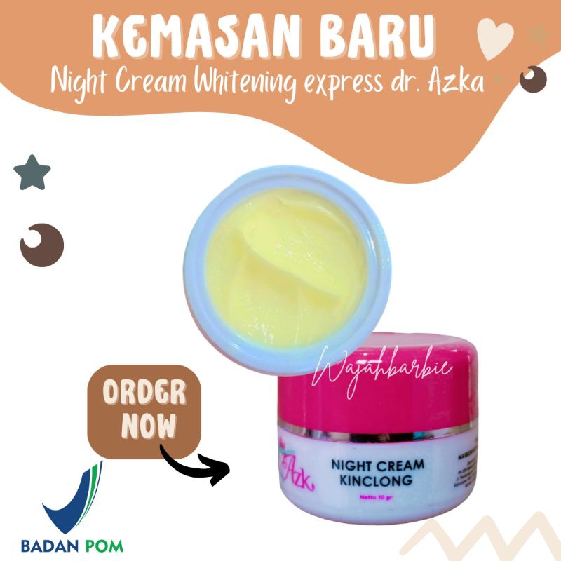 CREAM MALAM WHITENING EXPRESS DR. AZKA SKINCARE