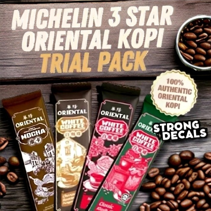 

1 (satu) SACHET | ORIENTAL WHITE COFFEE - Premix Kopi