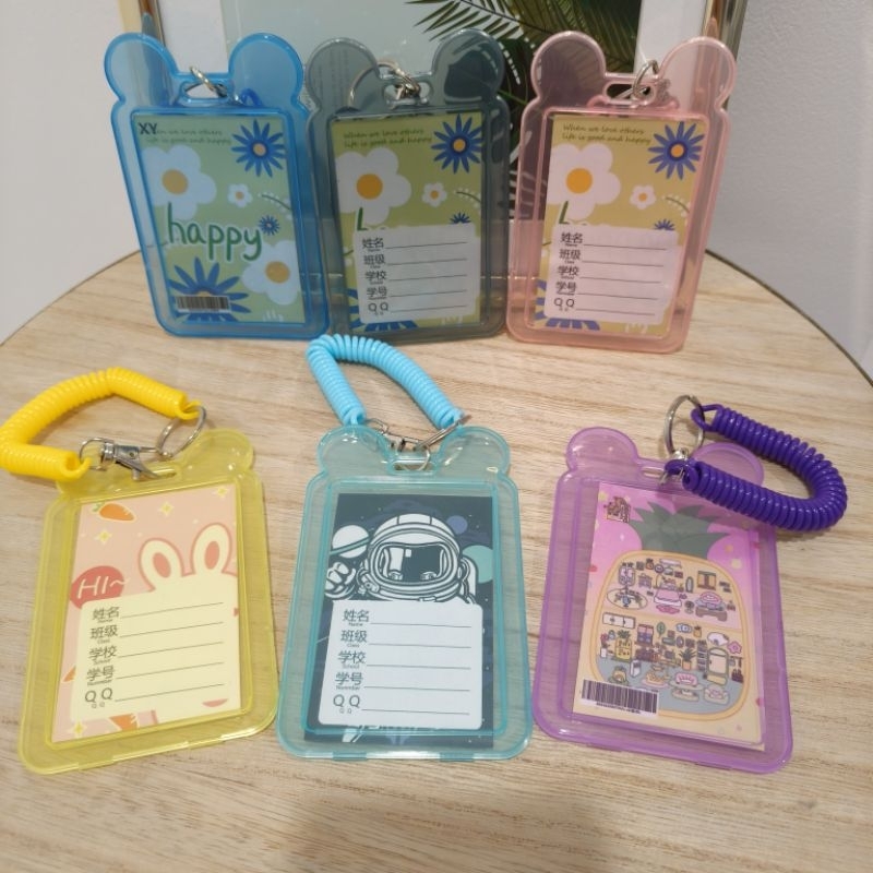 

Name Tag ID Card gantungan holder /Tempat Flazz E money