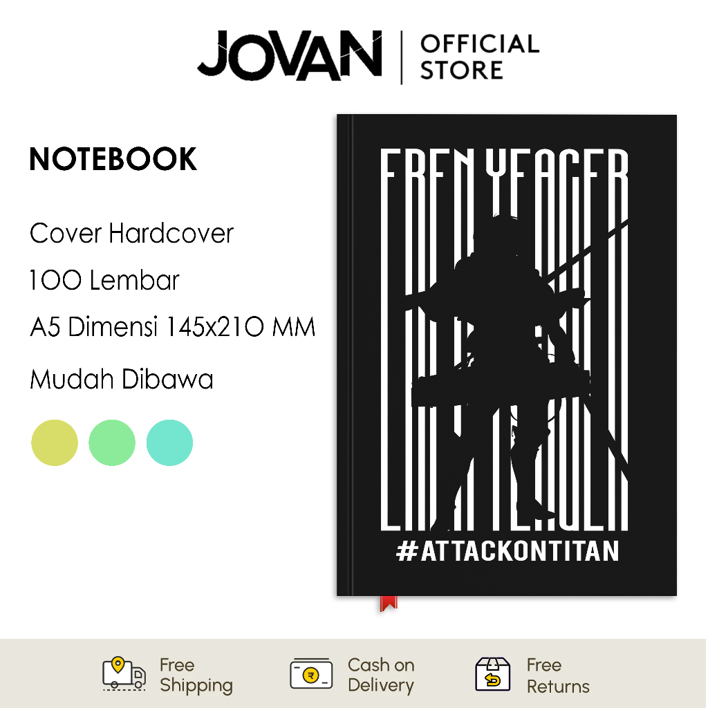

Notebook Hardcover Custom Attack On Titan 6 Buku Tulis Catatan Note Agenda Planner Jurnal Diary Notebook Anime