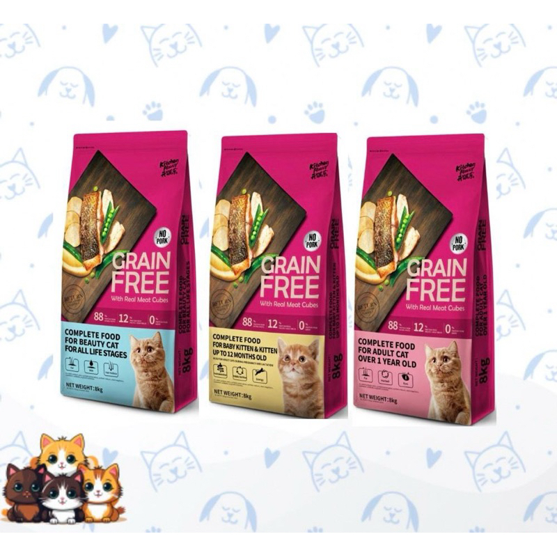 Kitchen Flavor Grain Free Beauty 1,5kg Kitchen Flavor Adult Kitten Beauty Grain Free