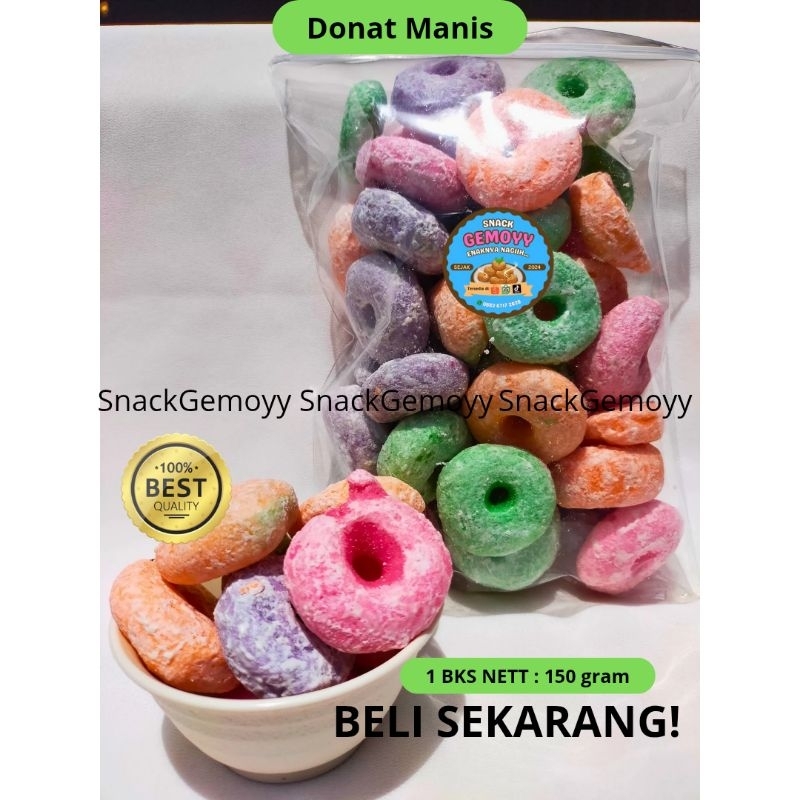 

Snack Gemoyy - DONAT SEMUT MERAH 1 BALL 1,5 KG