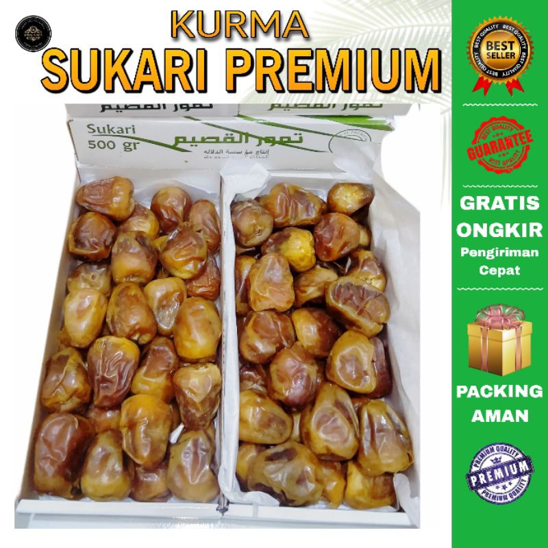 

KURMA SUKARI AL QOSIM PREMIUM / Kurma Sukkari Al Qosim / Sukari Premium / Saudi Dates Premium