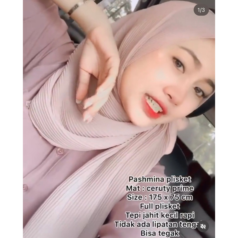 Hijab Plisket Azkia Scarf