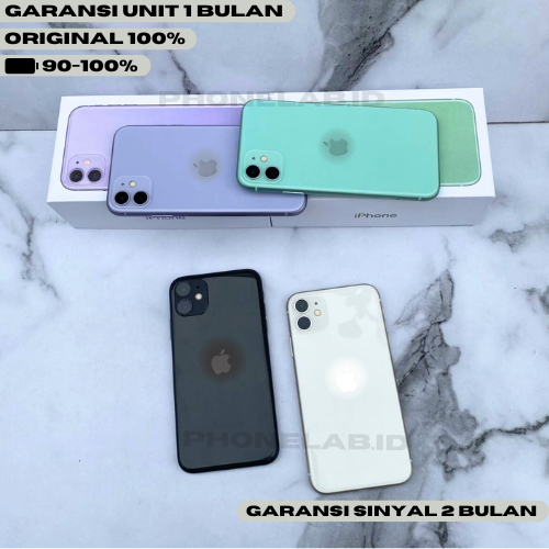 iphone second 11 minus normal 256gb/128gb/64gb original 100% fullset mulus like new inter