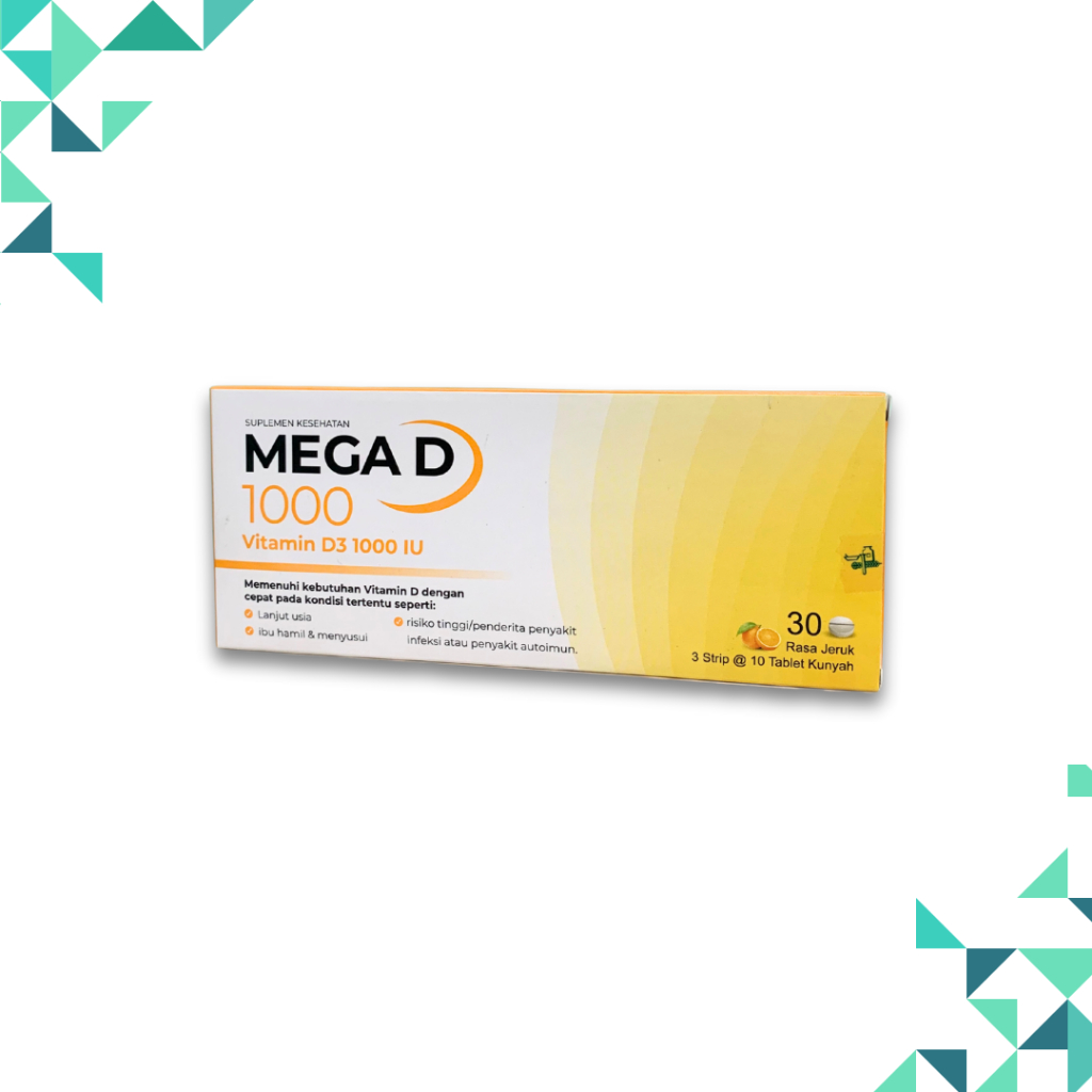 Mega D 1000 - Vitamin D3 1000