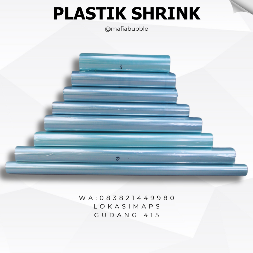 

Shrink Plastik Segel PVC Bahan Bening Tebal