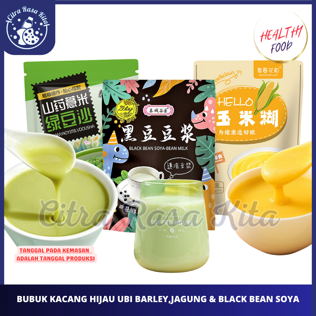 

Minuman Sehat Bubuk Instan Kacang Hijau Barley Ubi Dan Bubuk Instan Susu Kacang Hitam