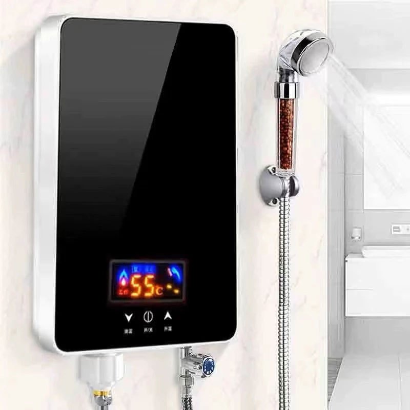 Water Heater Pemanas Air Instan Pemanas Air Dinding Water Heater LED Display Pemanas Air Hemat Listr
