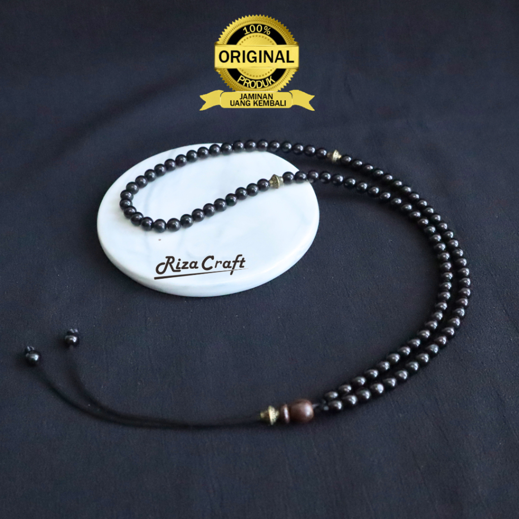 Kalung Tasbih Kayu Kokka ASLI 99 Butir Untuk Pria Dan Wanita