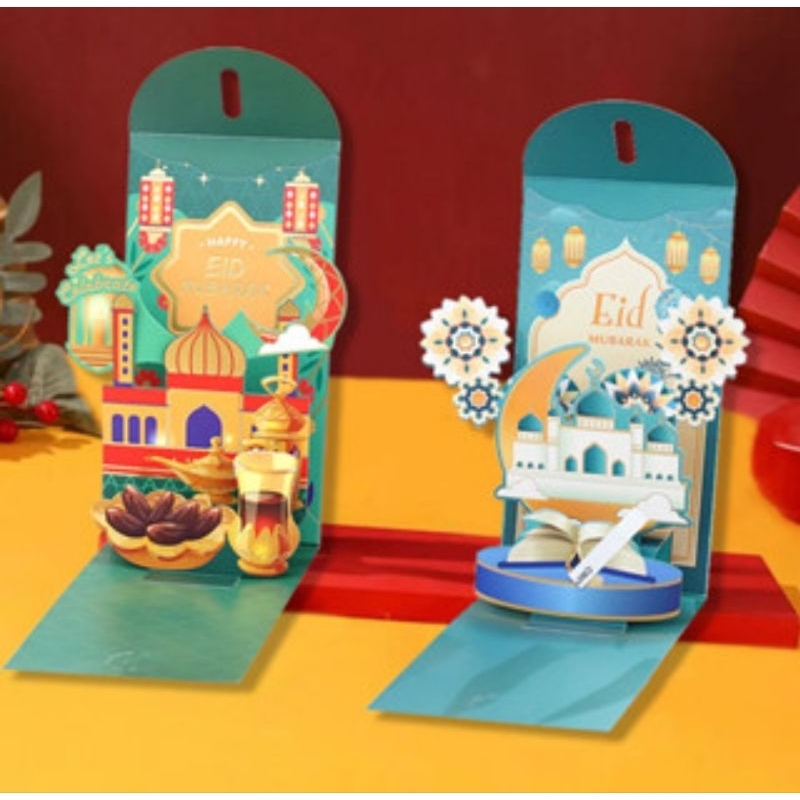 

NEW Angpao Lebaran Selamat Hari Raya Idul Fitri Angpao 3D Premium Kartu Ucapan Hampers Lebaran Murah