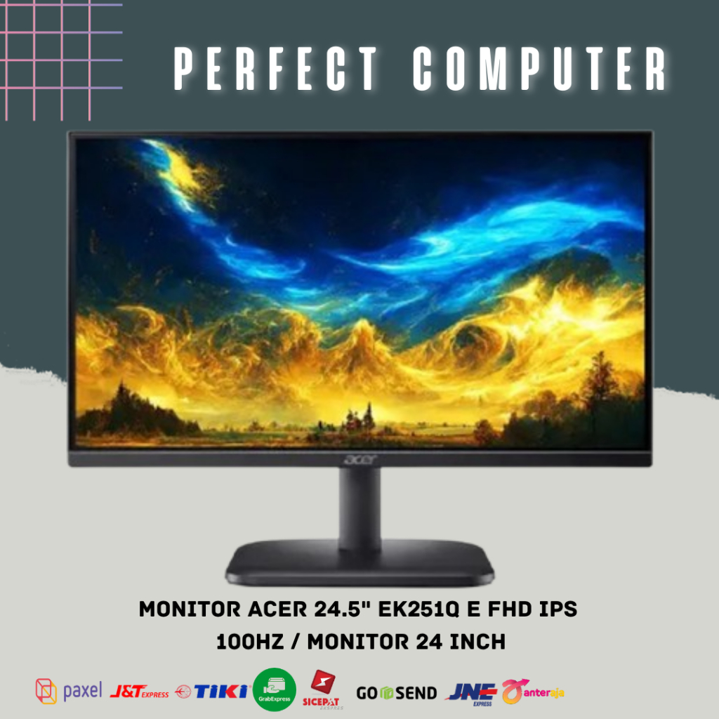 Monitor Acer 24.5" EK251Q E FHD IPS 100Hz 24 inch led