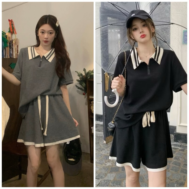 Love.yourself.id Ina One Set Wanita | Knit Premium | Set Ready Stock | One Set Pendek