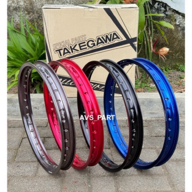 VELG TAKEGAWA W SHAPE RING 17 140 160 VELG JARI JARI TAKEGAWA
