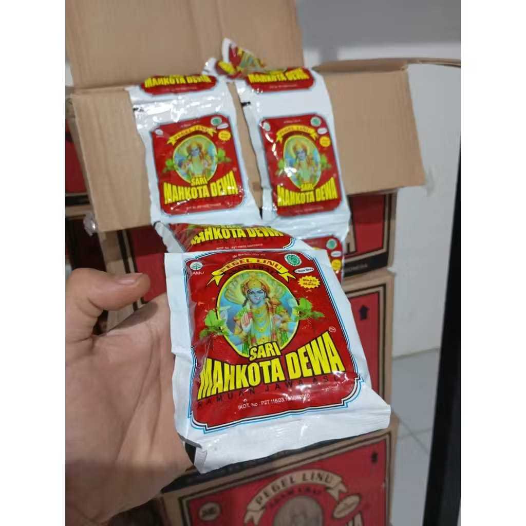 

READY STOK 12 Sachet- Jamu Sari Mahkota Dewa/ Jamu Tradisional / Jamu Mahkota Dewa Cair Obat Pegal Linu Asam Urat Ampuh