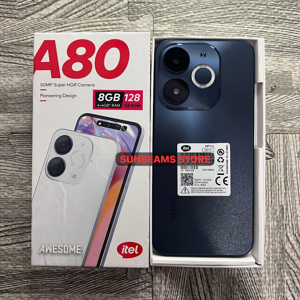 Itel A80 4/128 Second Fullset Bekas Resmi