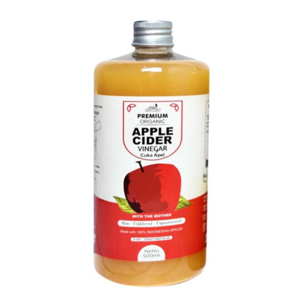 

Cuka apel premium organik 500ml/250ml