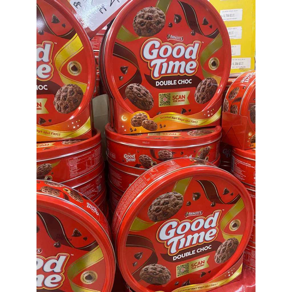 

Good time Kaleng 149 gram Goodtime double choco 149 gram hampers lebaran idul fitri