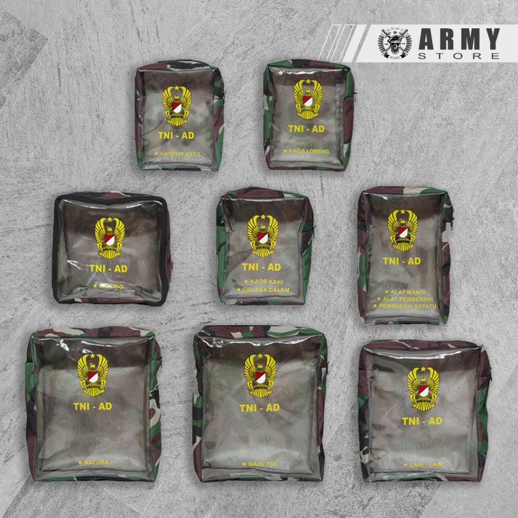 TAS PROTAP TNI AD LORENG ISI 8 / TAS PROTAP LORENG TNI AD ISI 8