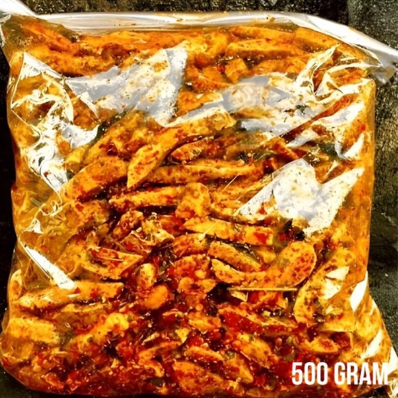 

Basreng 500gr Viral Pedas Daun Jeruk
