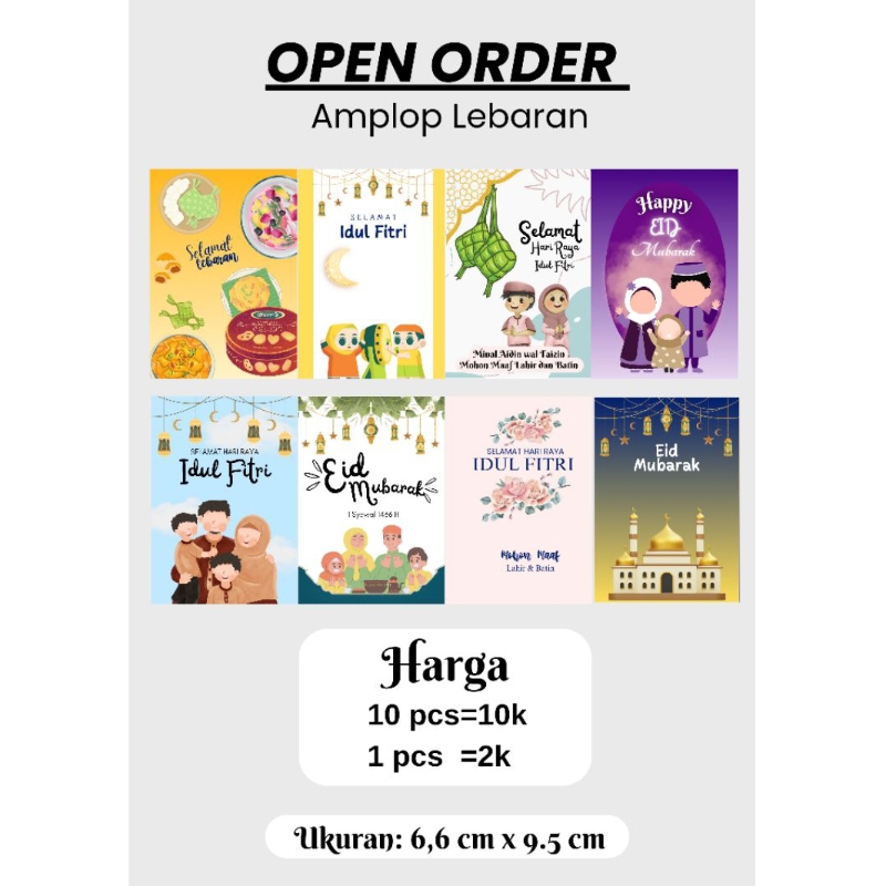 

Amplop Lebaran/THR , desain unik, tidak pasaran♥️