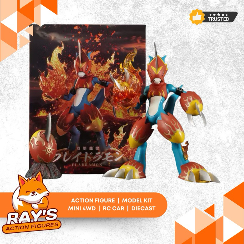 Action Figure Statue Digimon Flamedramon