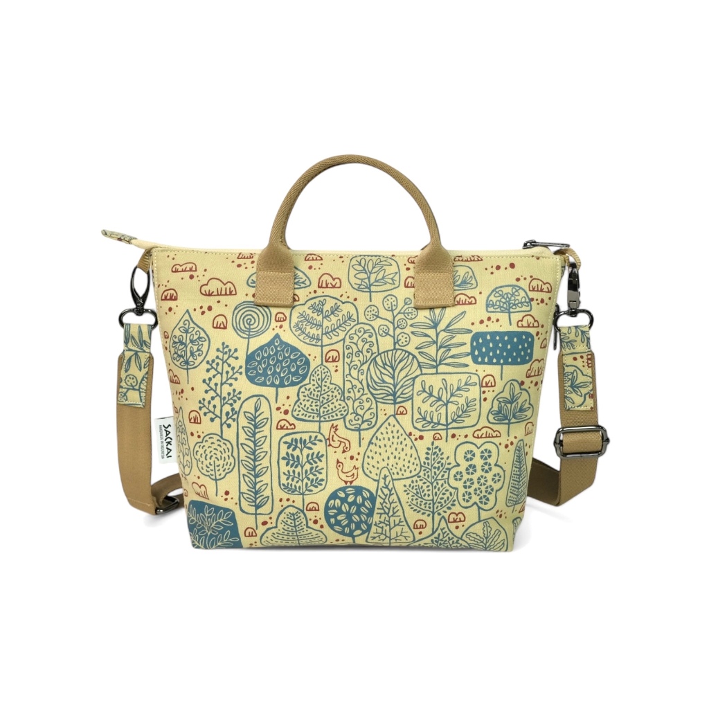 Sackai Sidebar Bags "The Rainforest" Ivory Yellow