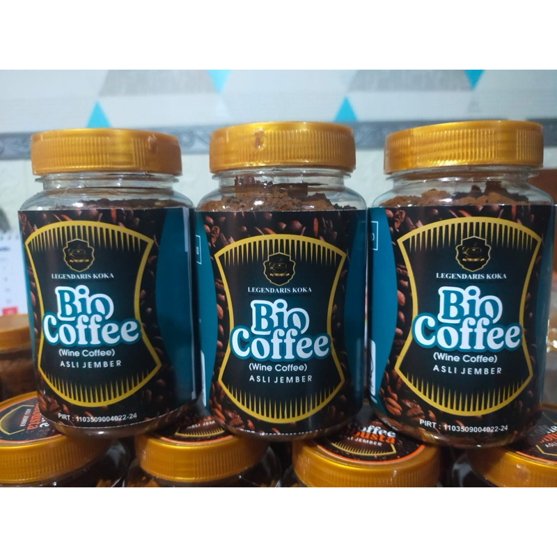 

KOPI BUBUK BIO-COFFEE WINE COFFEE 100gram ASLI JEMBER