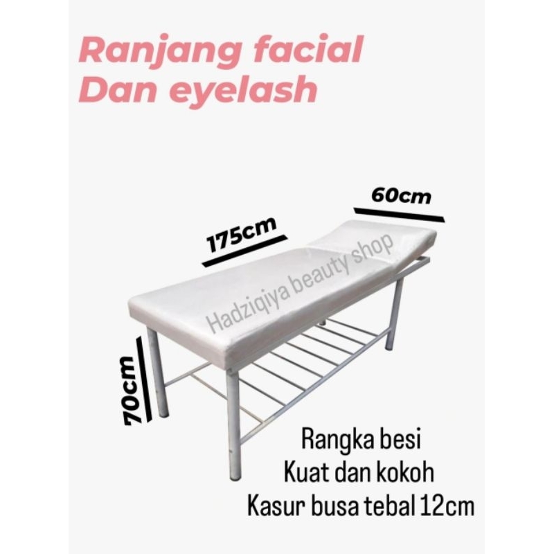 bad facial kotak besi / bad eleyash kotak besi / bad Reflexy/ ranjang sulam alis / ranjang salon / r