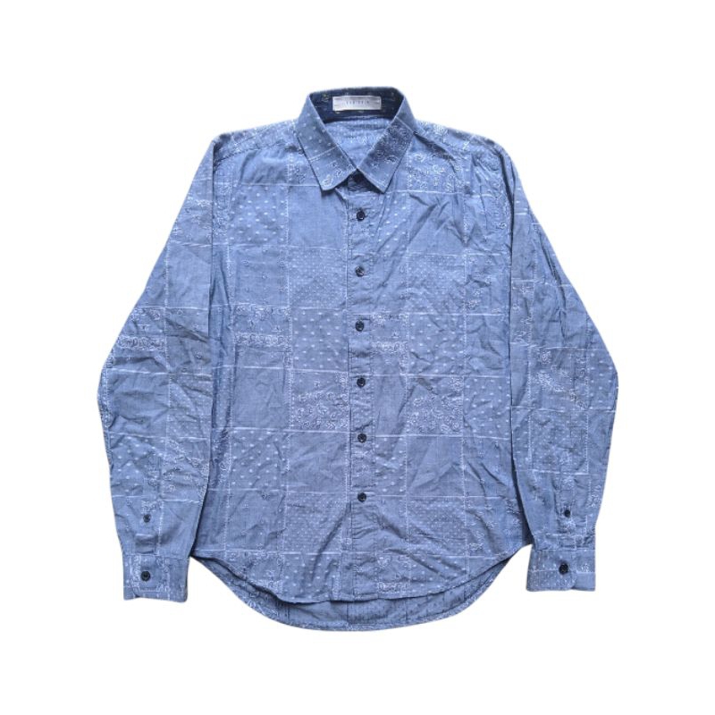 Panicale paisley bandana full embroidery shirt