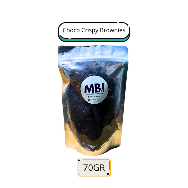 

Choco Crispy Brownies - 70gr Mbrowniez